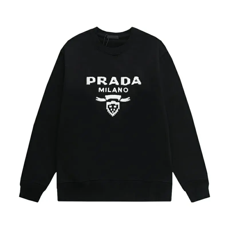 prada sweatshirt manches longues pour unisexe s_1252243